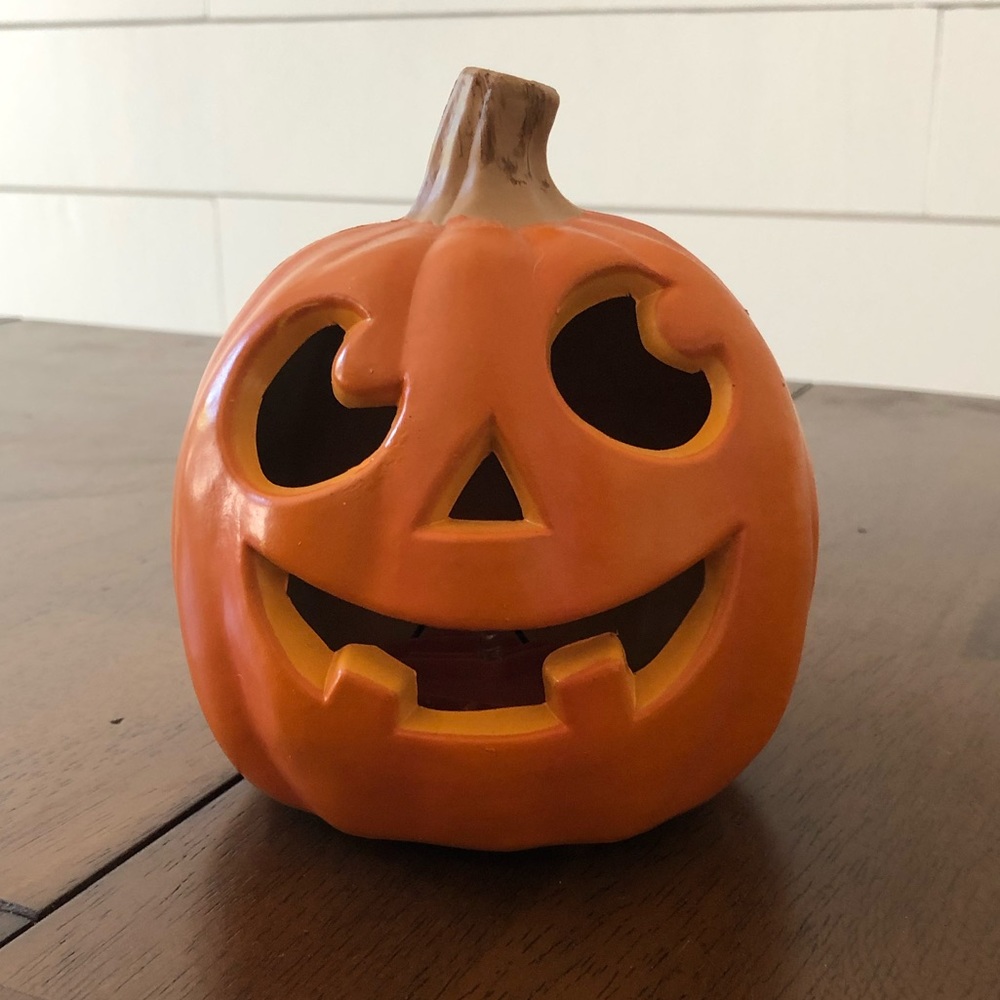 Orange Light Up Pumpkin